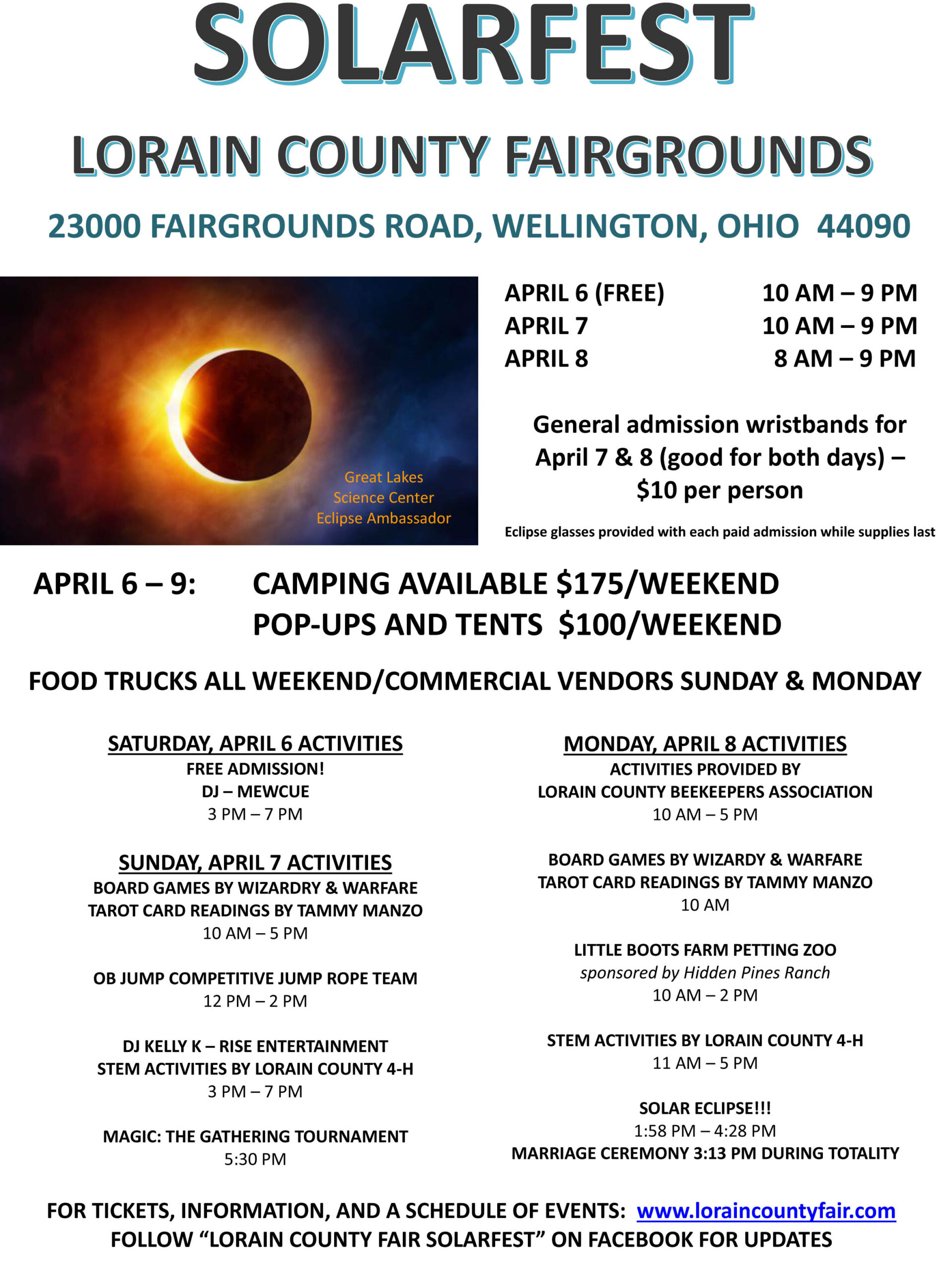 SOLARFEST FLYER MARCH 2024 Lorain County Fair